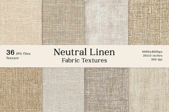 Download 36 Neutral Linen Fabric Textures - Fabric texture Collection