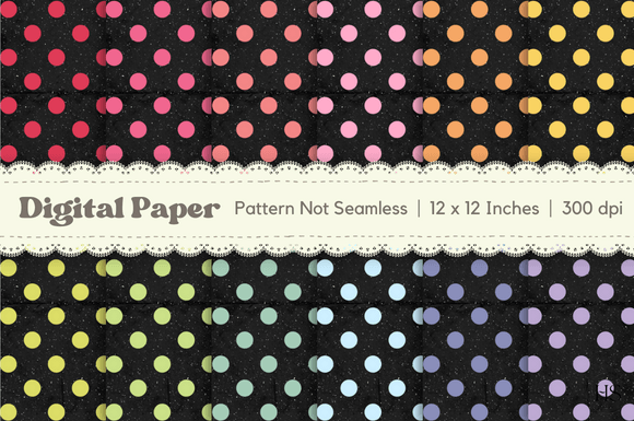 Download Black Grungy Texture Polka Digital Paper - Grungy texture Collection